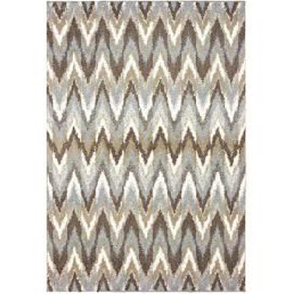 Oriental Weavers 2 ft. 3 in. x 7 ft. 6 in. Verona Area Rug, Grey and Taupe V004D6068230ST - main